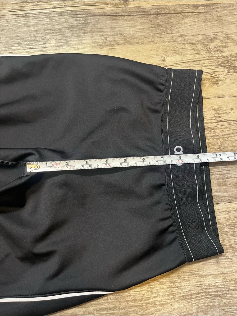 Alo Yoga Airlift High Waist Leggings Black White Sz Small Boxer Style Waistband - Picture 4 of 12
